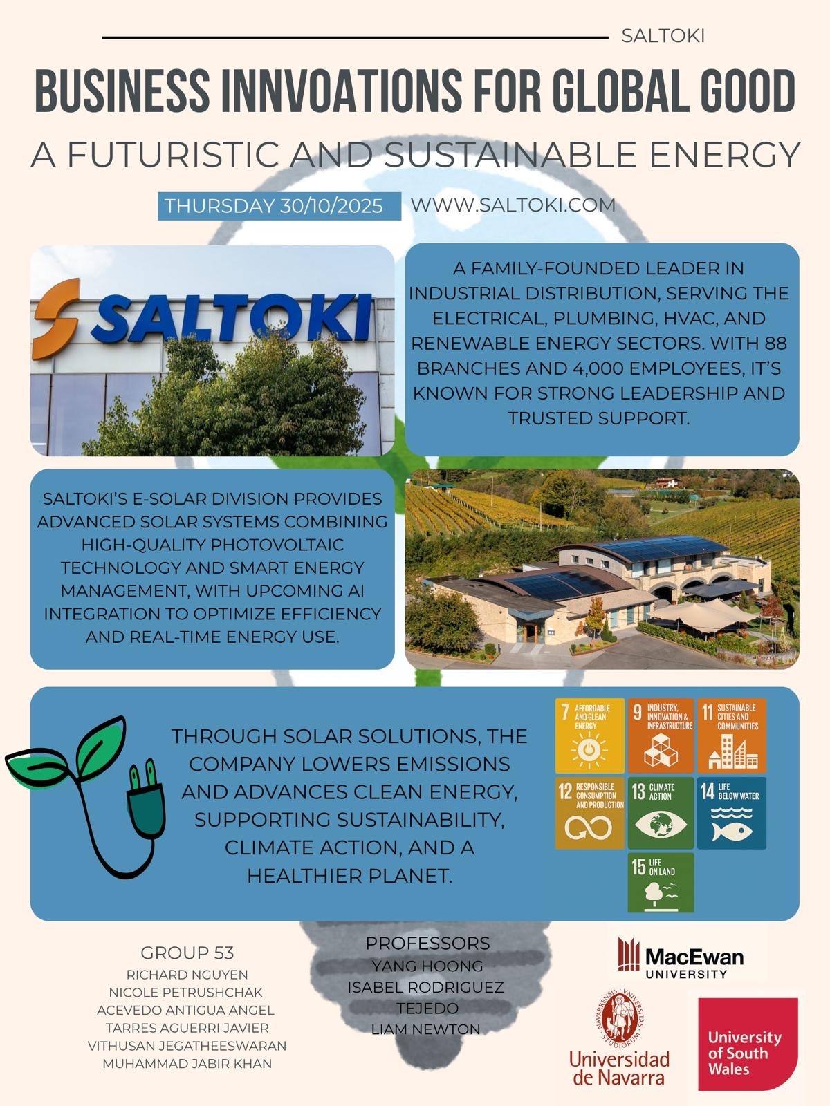 Saltoki E-Solar: A Futuristic and Sustainable Energy