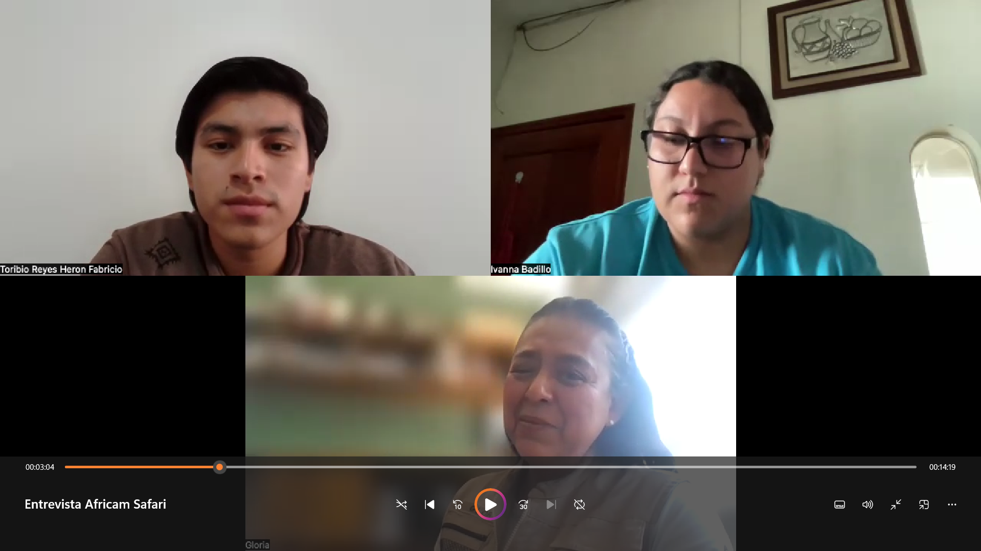 Photo of interviewee