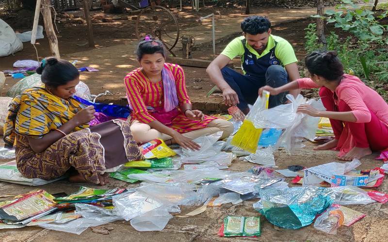 Weaving Change: Turning Plastic Waste into Livelihoods