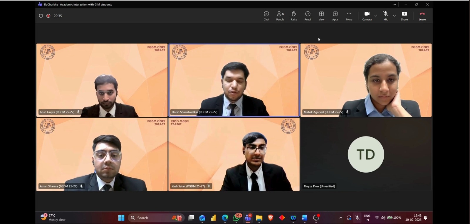 Photo of interviewee