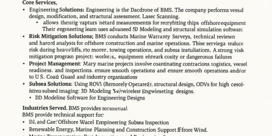 Baker Marine Solutions - Engineering, Offshore Mitigation and Subsea Innovation