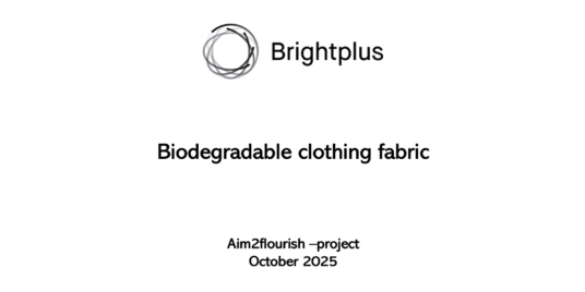 Brightplus - Biogradable clothing fabric